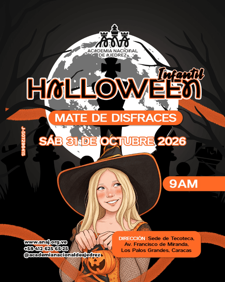 Flyer de Torneo Infantil Halloween